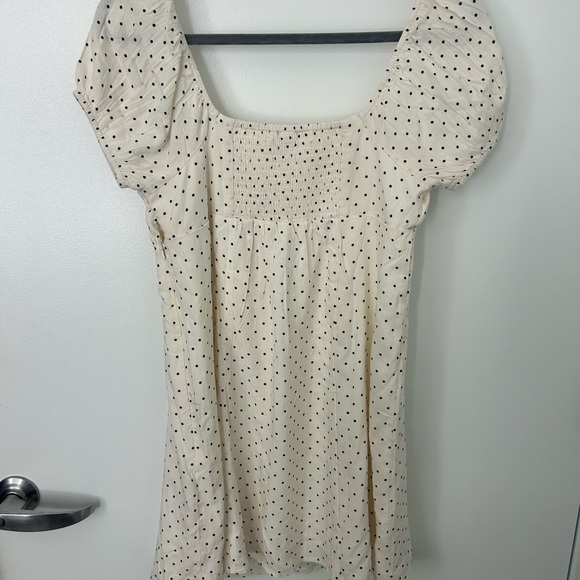 American eagle cream polka dot dress - Picture 2 of 2